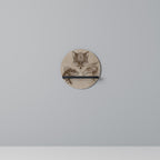 STEAMPUNK TRIO Estante Redondo Decorativo en Acabado Negro