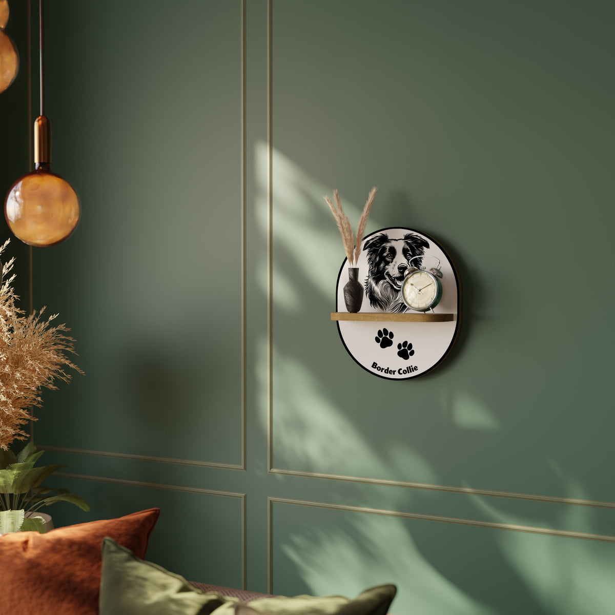 BORDER COLLIE Estante Artístico