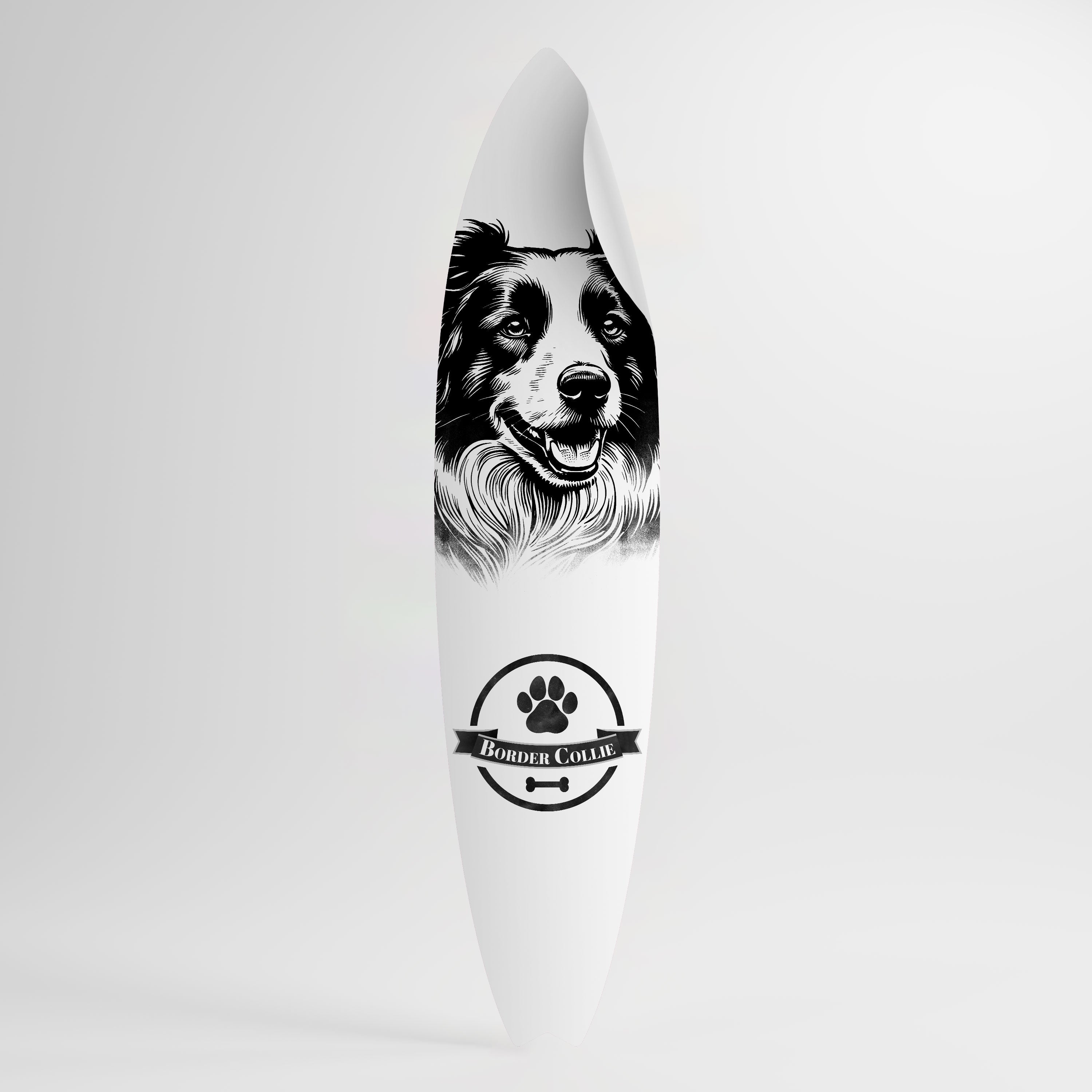 BORDER COLLIE Vinilo decorativo de tabla de surf