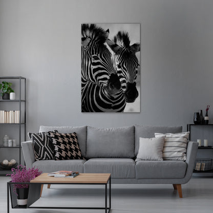 STRIPED SYMPHONY Vertical Canvas Print
