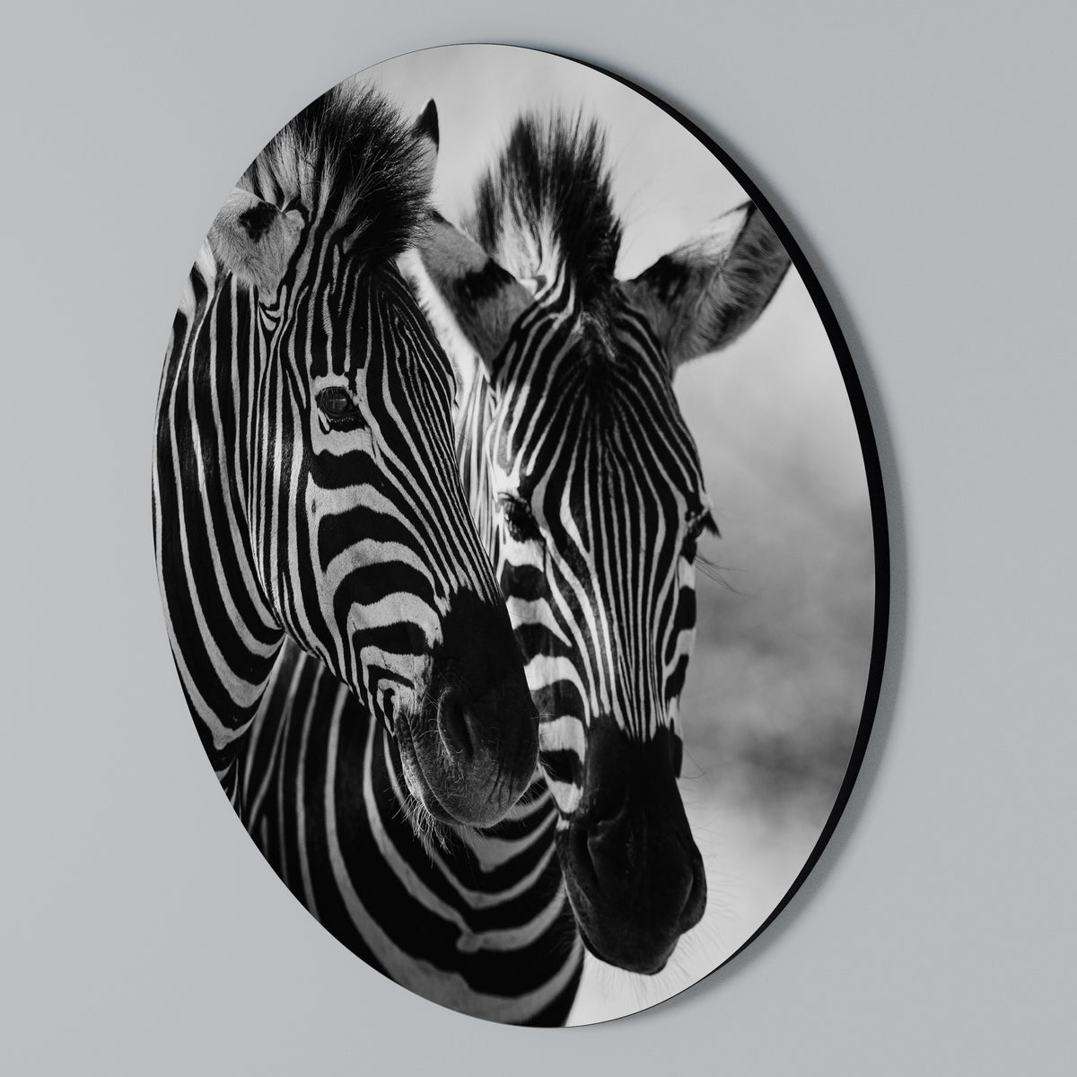 STRIPED SYMPHONY Arte de pared redondo