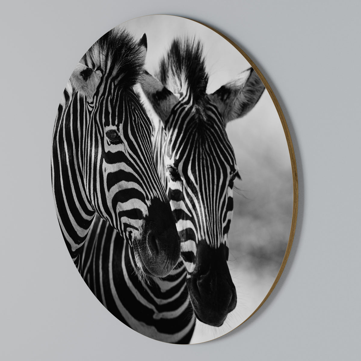 STRIPED SYMPHONY Arte de pared redondo
