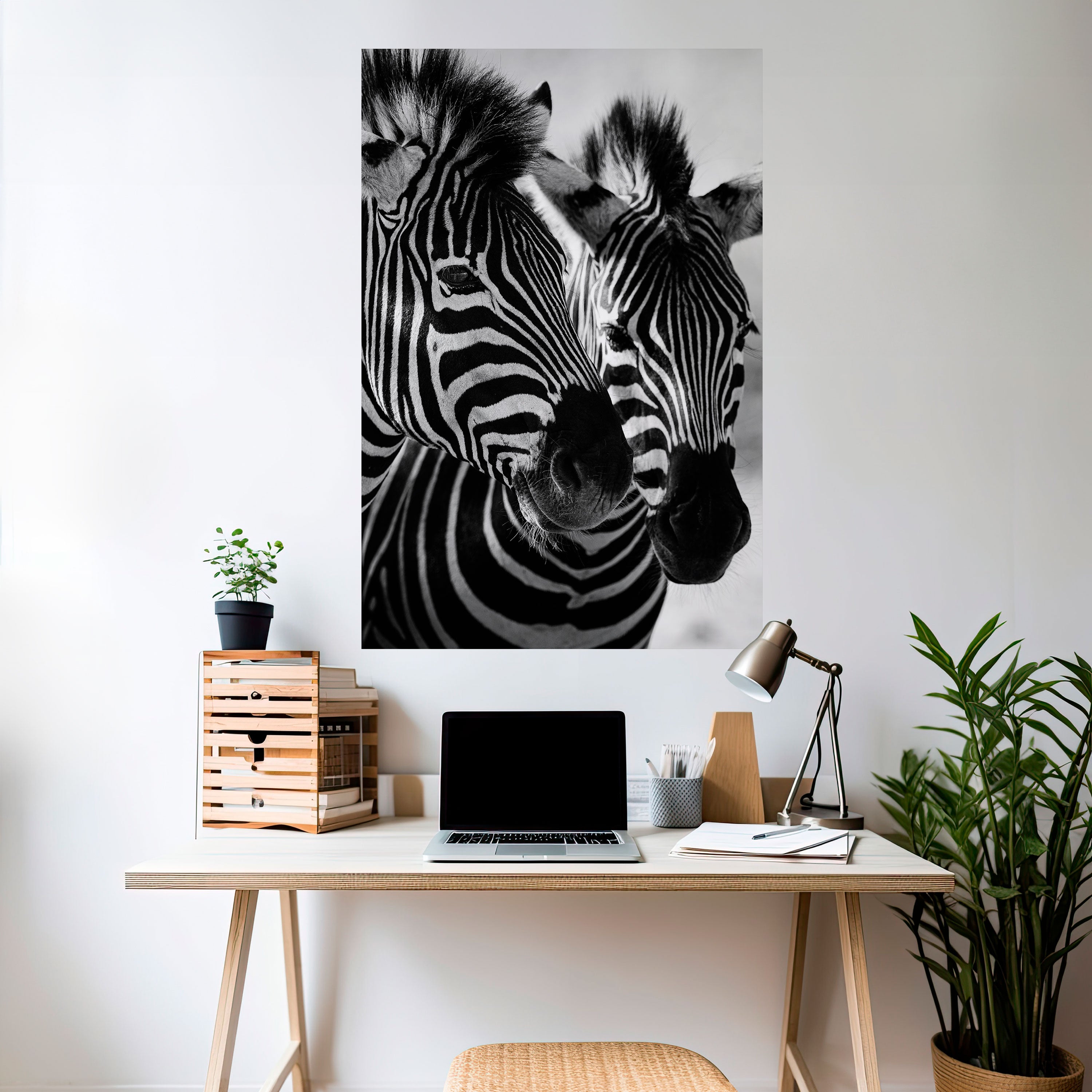 STRIPED SYMPHONY Peel and Stick Vertical Poster