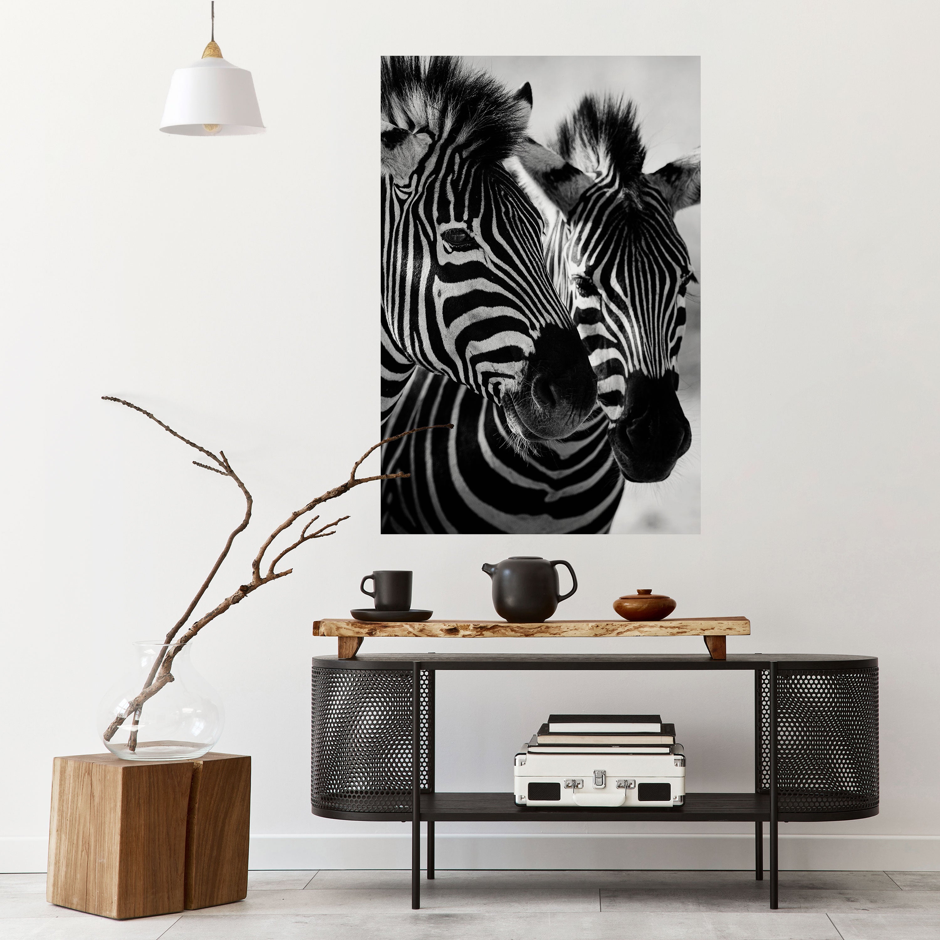STRIPED SYMPHONY Peel and Stick Vertical Poster