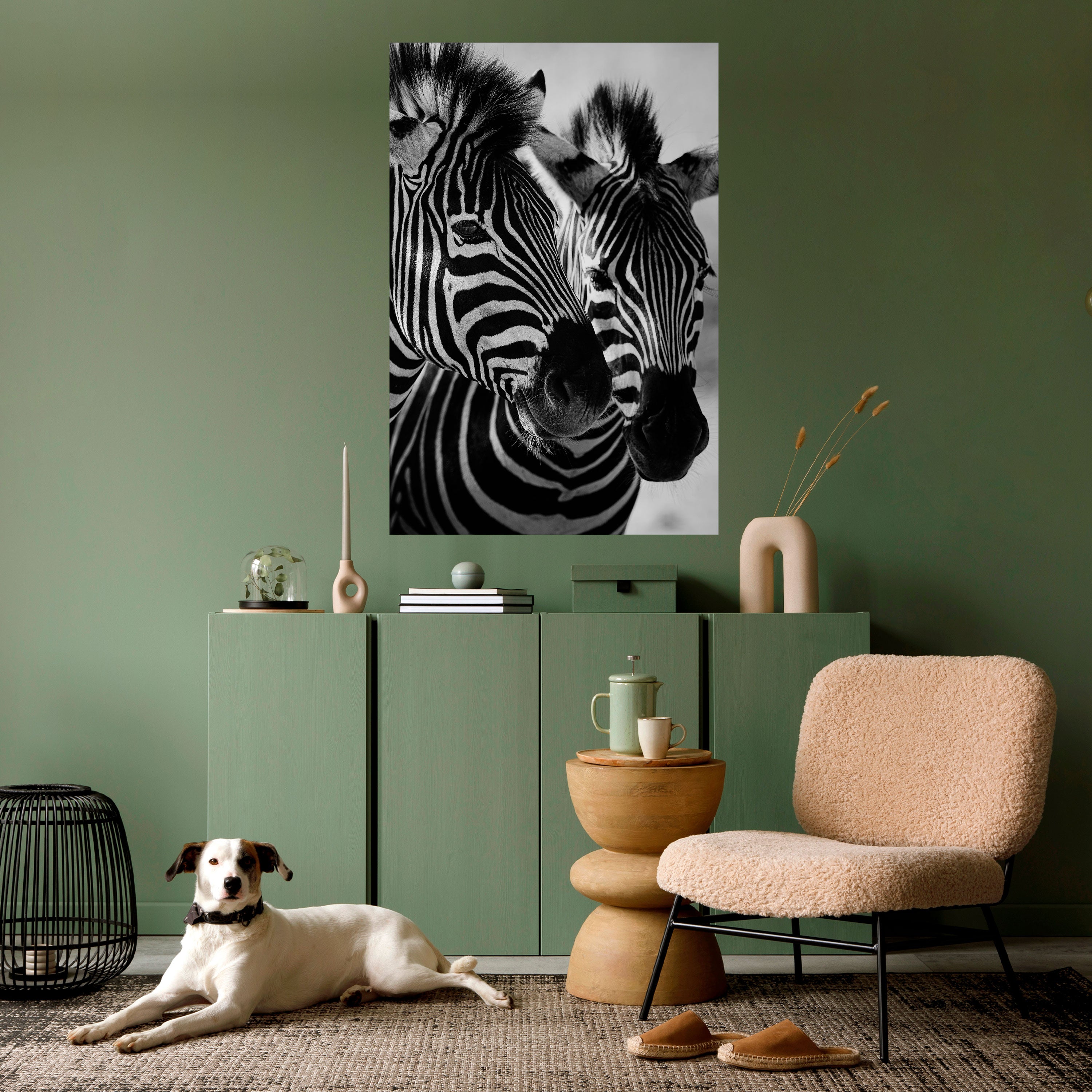 STRIPED SYMPHONY Peel and Stick Vertical Poster