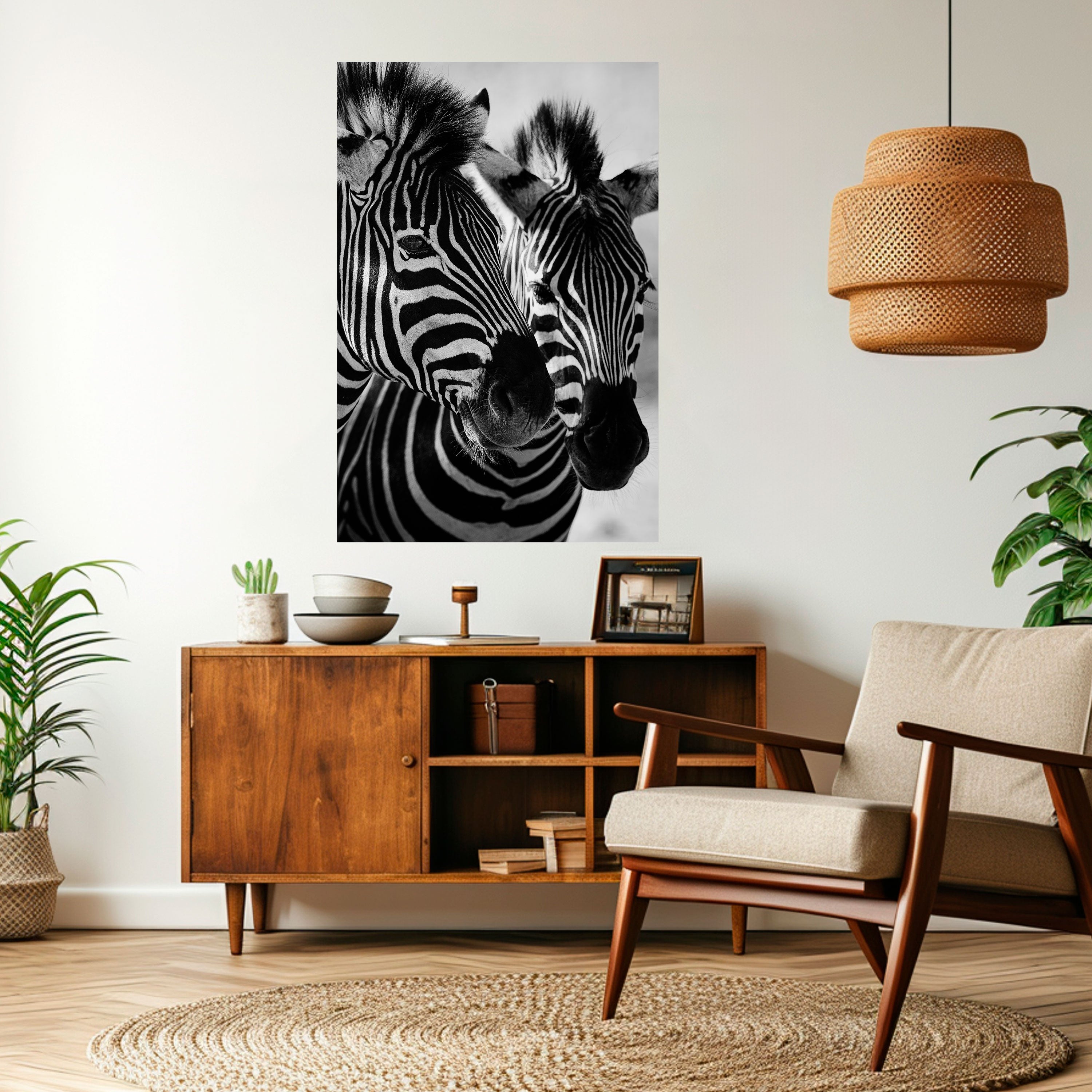 STRIPED SYMPHONY Peel and Stick Vertical Poster