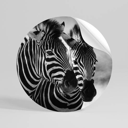 STRIPED SYMPHONY Vinilo adhesivo redondo