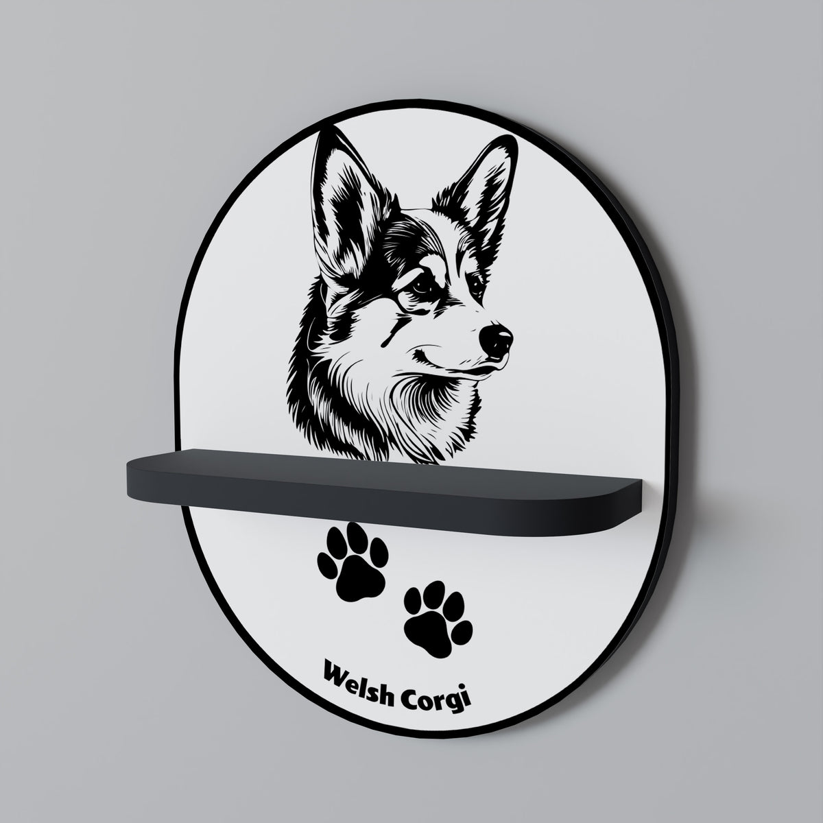 WELSH CORGI PEMBROKE Estante Artístico