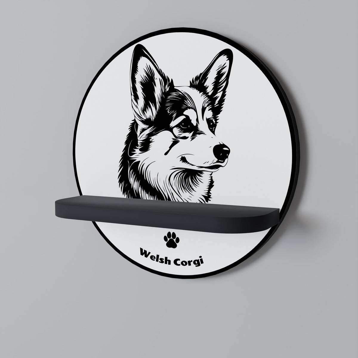 WELSH CORGI PEMBROKE Estante Artístico