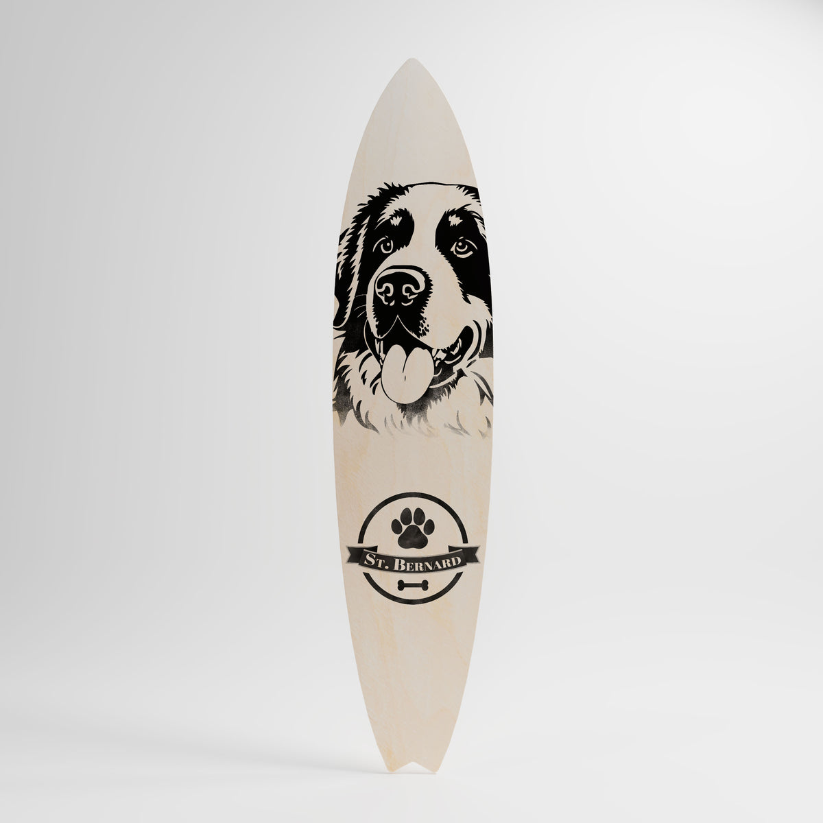SAINT BERNARD Surfboard Decorative Panel