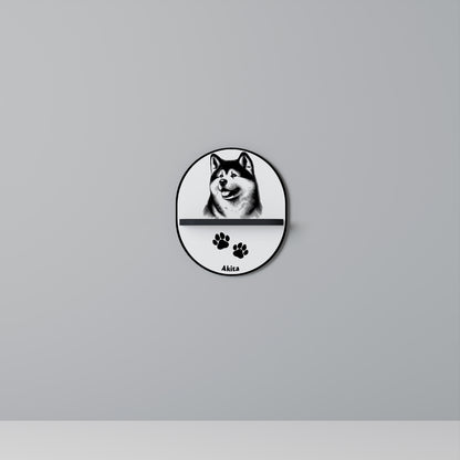 AKITA DOG Estante Artístico
