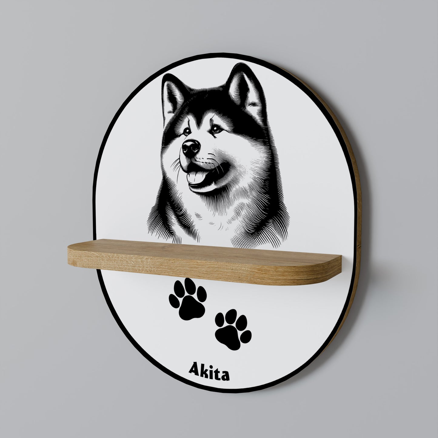 AKITA DOG Estante Artístico