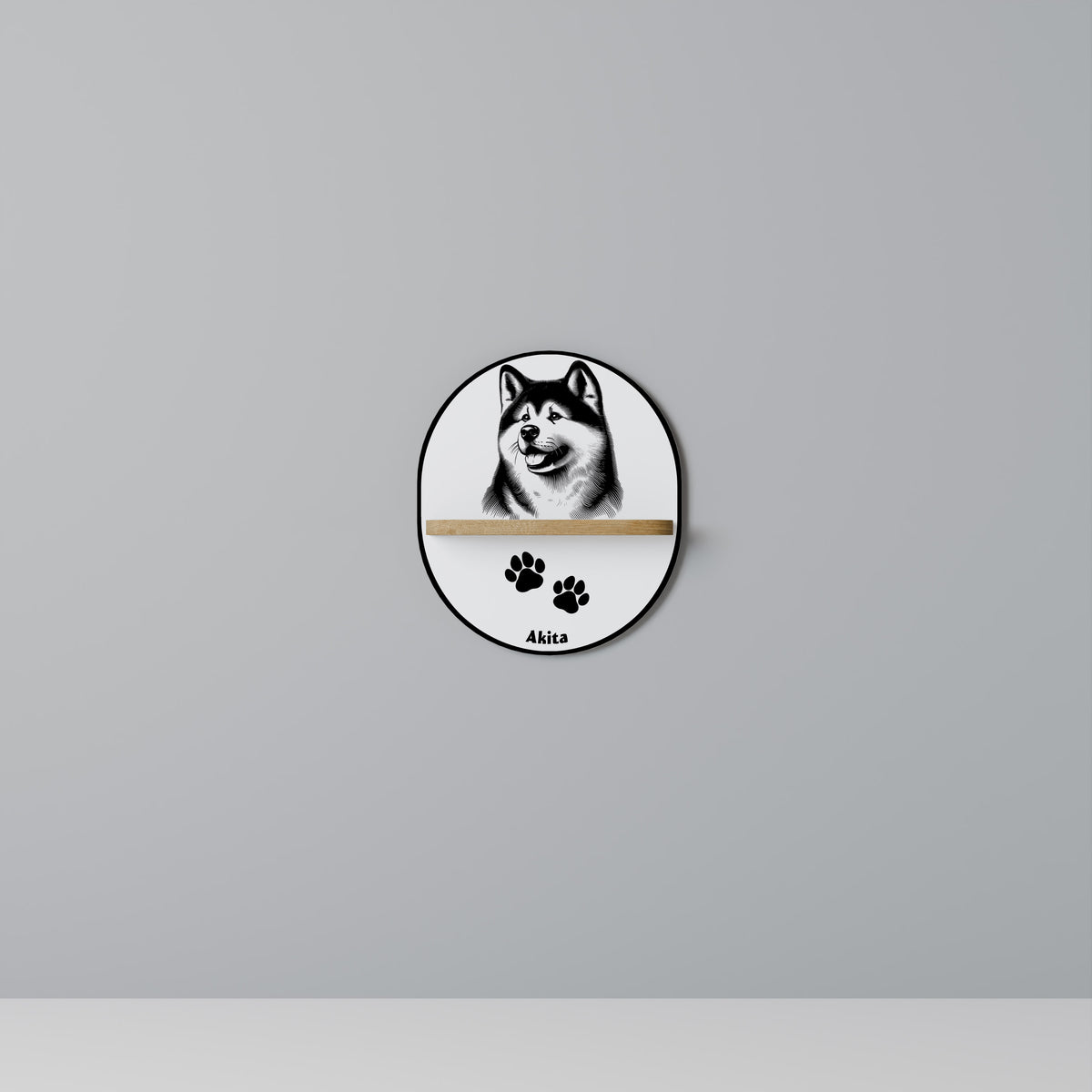 AKITA DOG Estante Artístico