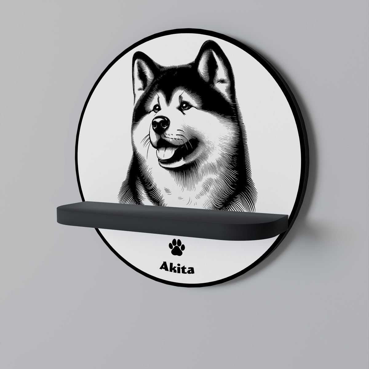 AKITA DOG Estante Artístico