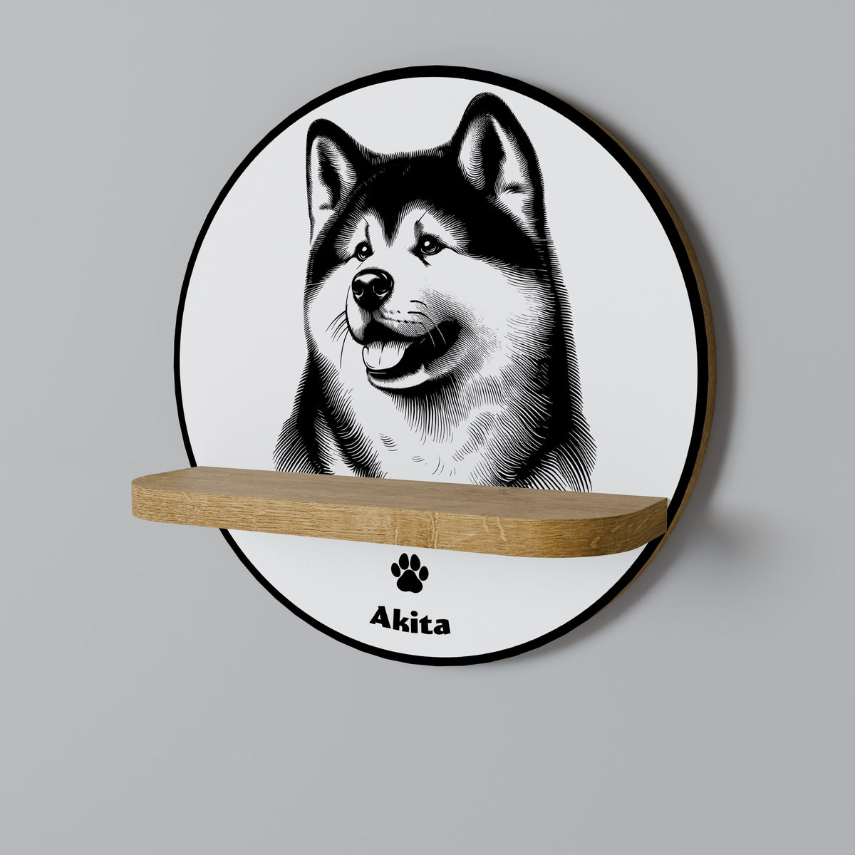 AKITA DOG Estante Artístico