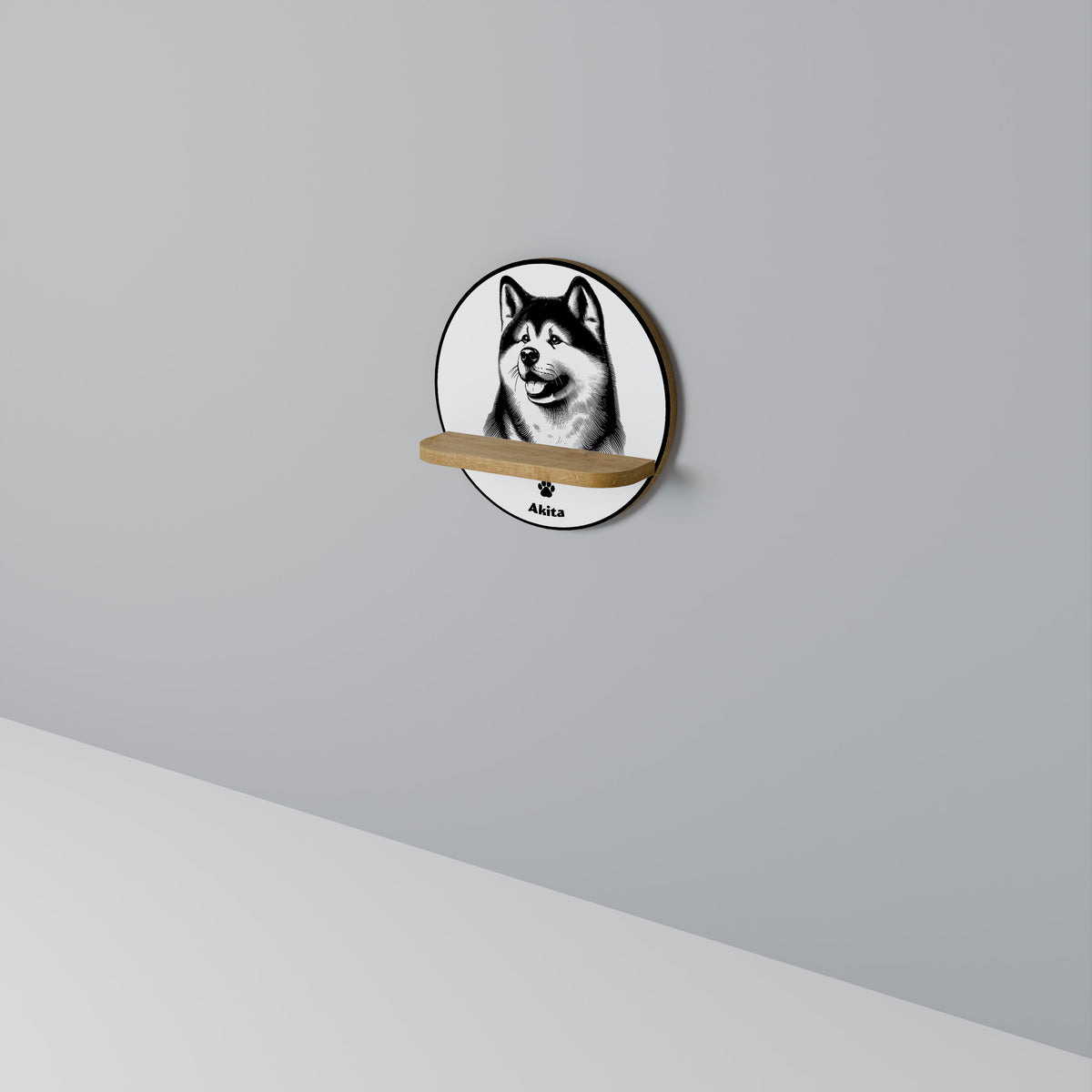 AKITA DOG Estante Artístico