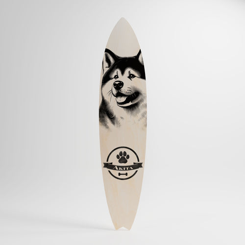 AKITA DOG Surfboard Decorative Panel