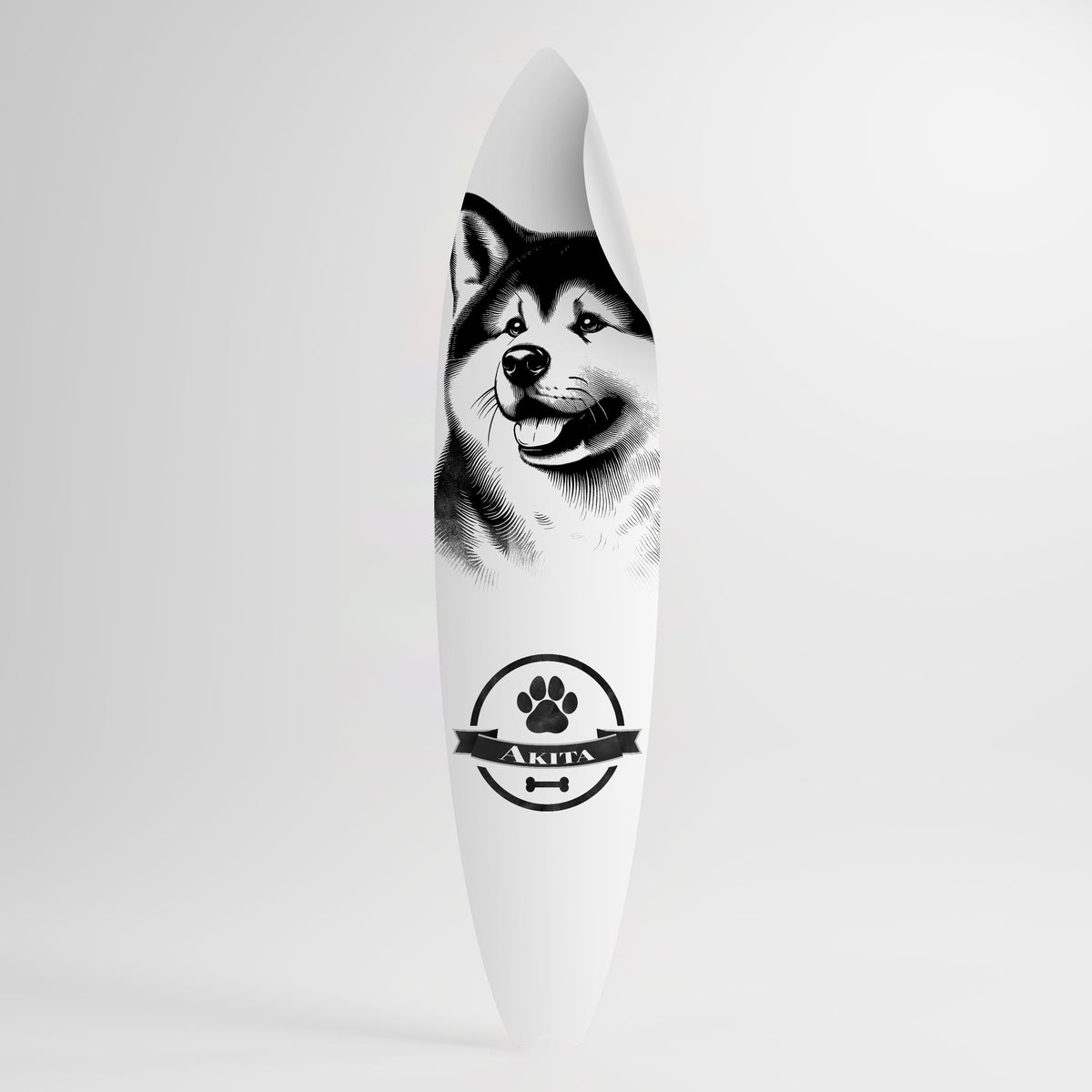 AKITA DOG Vinilo decorativo de tabla de surf