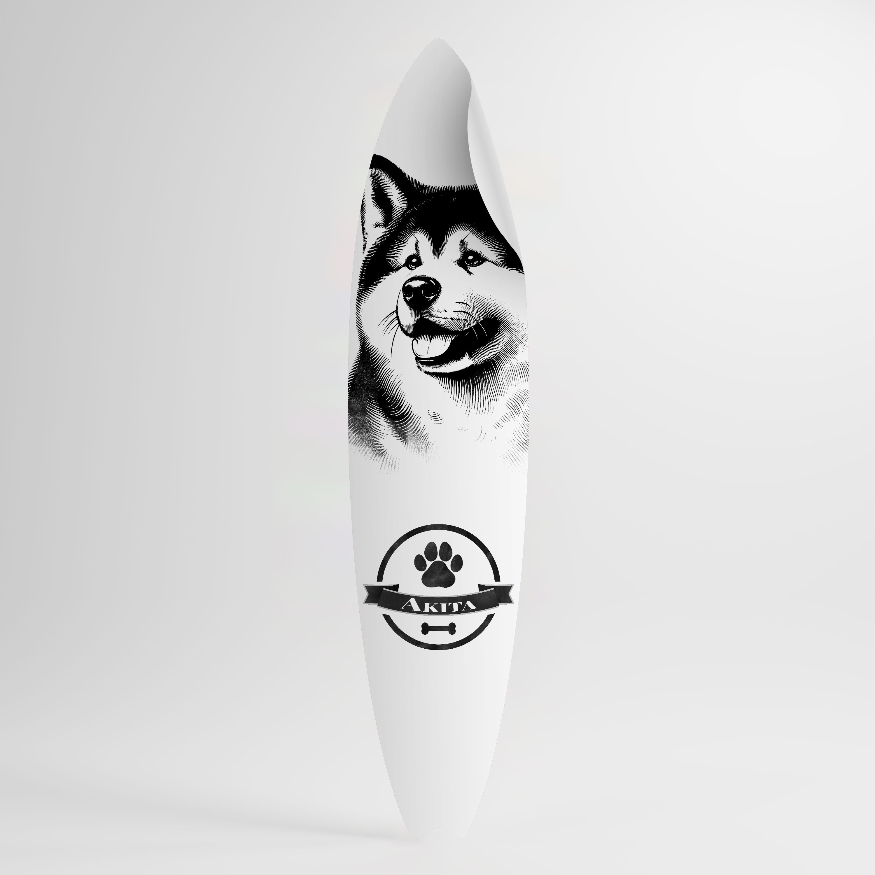 AKITA DOG Vinilo decorativo de tabla de surf