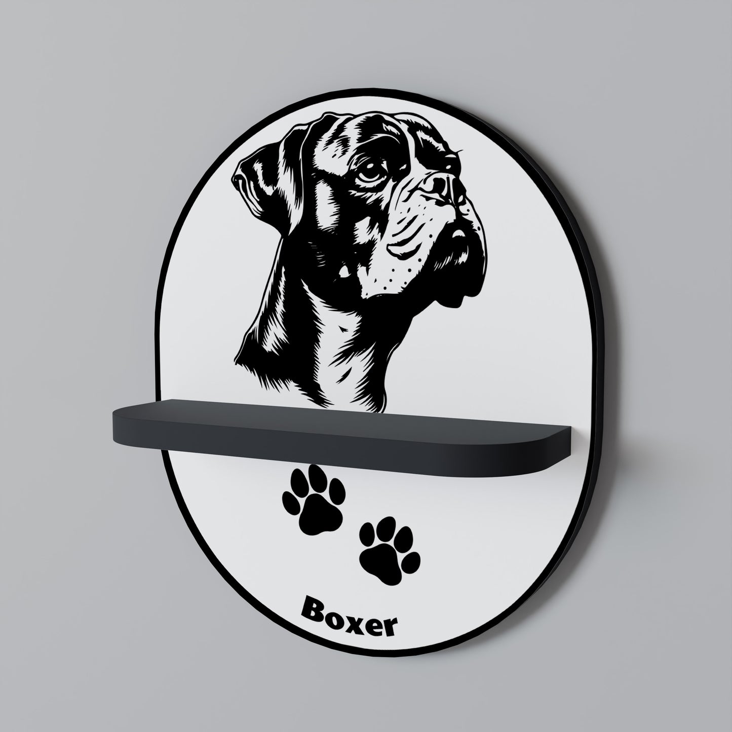 BOXER DOG Estante Artístico