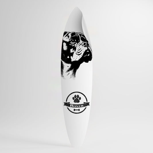 BOXER DOG Vinilo decorativo de tabla de surf