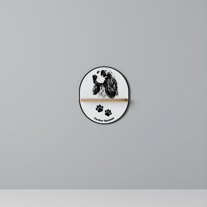 ENGLISH COCKER SPANIEL Art Shelf