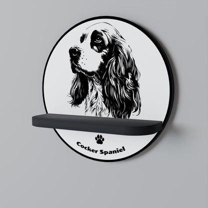 ENGLISH COCKER SPANIEL Art Shelf