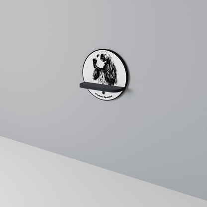 ENGLISH COCKER SPANIEL Art Shelf
