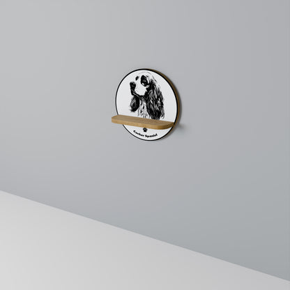 ENGLISH COCKER SPANIEL Art Shelf