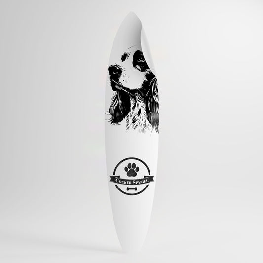 ENGLISH COCKER SPANIEL Vinilo decorativo de tabla de surf