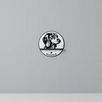 DACHSHUND DOG Estante Artístico