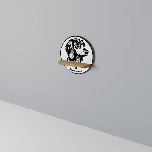 DACHSHUND DOG Art Shelf