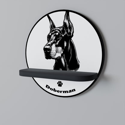 DOBERMAN DOG Estante Artístico