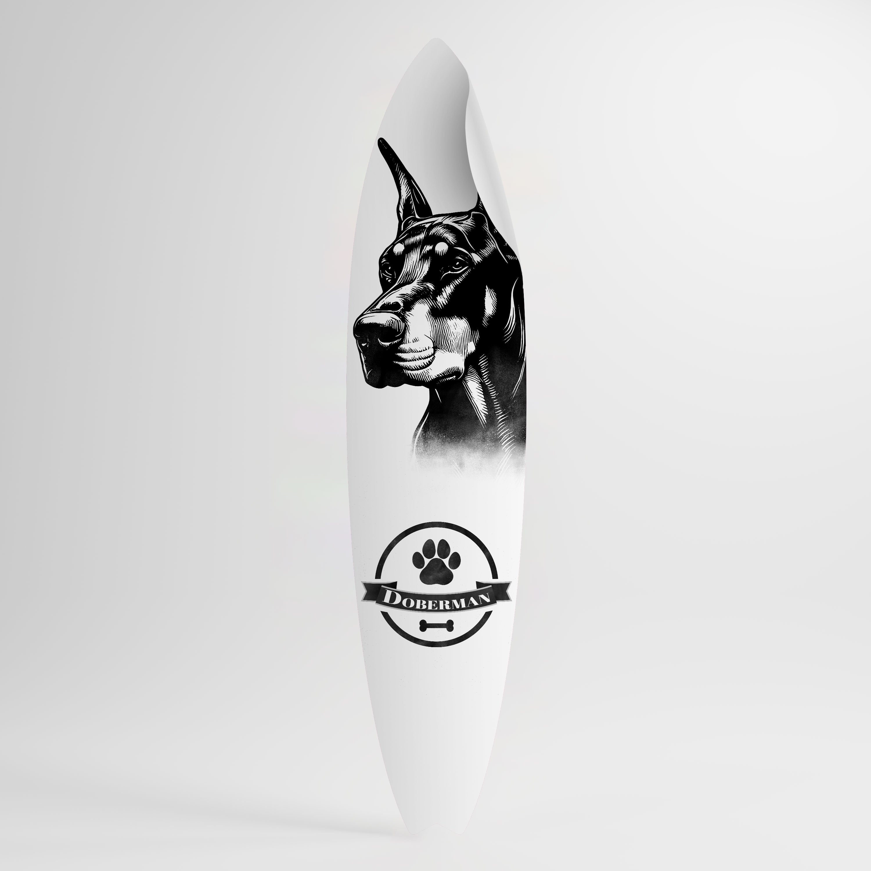 DOBERMAN DOG Vinilo decorativo de tabla de surf
