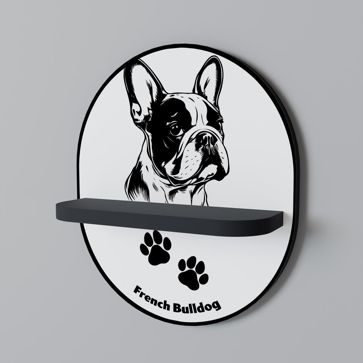 FRENCH BULLDOG Estante Artístico