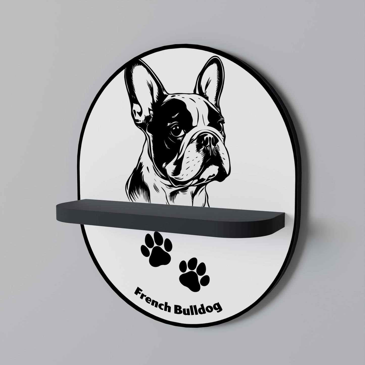 FRENCH BULLDOG Estante Artístico