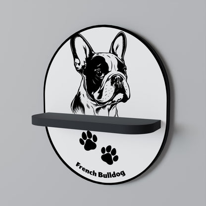 FRENCH BULLDOG Estante Artístico