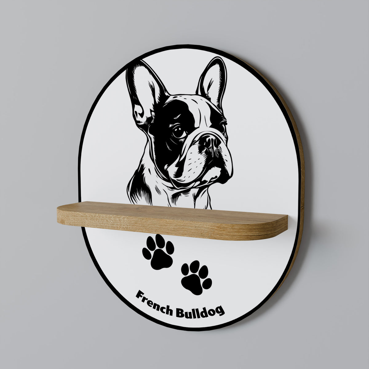 FRENCH BULLDOG Estante Artístico