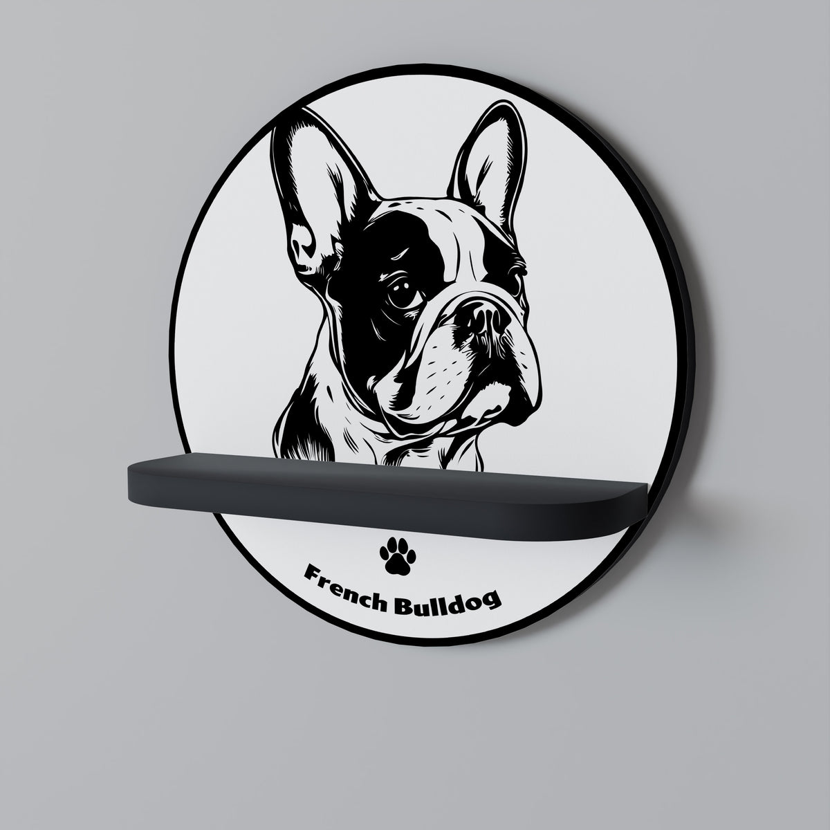 FRENCH BULLDOG Estante Artístico