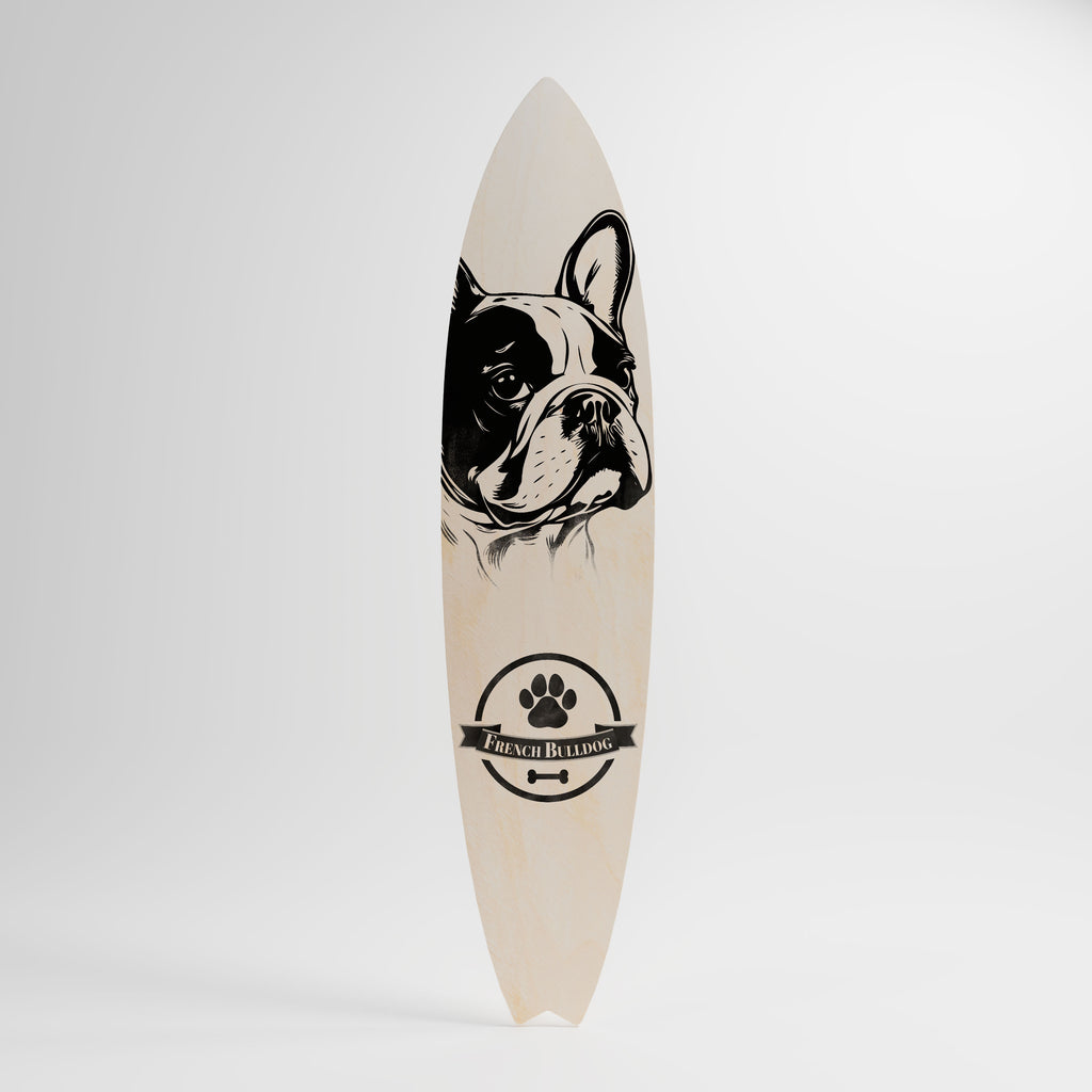 FRENCH BULLDOG Surfboard Decorative Panel