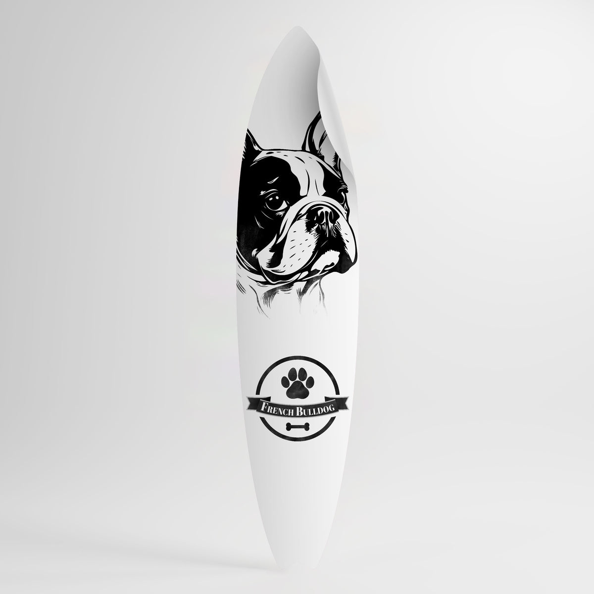 FRENCH BULLDOG Vinilo decorativo de tabla de surf
