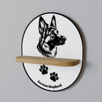 GERMAN SHEPARD Estante Artístico