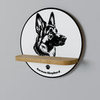 GERMAN SHEPARD Estante Artístico