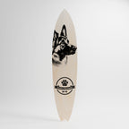 GERMAN SHEPARD Panel decorativo de tabla de surf