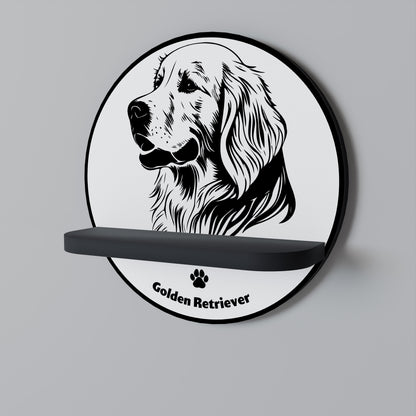 GOLDEN RETRIEVER Estante Artístico