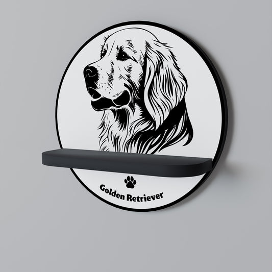 GOLDEN RETRIEVER Estante Artístico