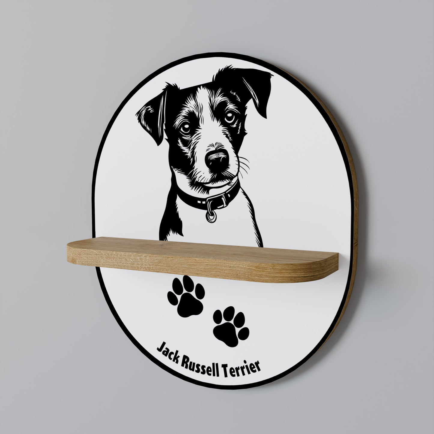JACK RUSSEL TERRIER Art Shelf