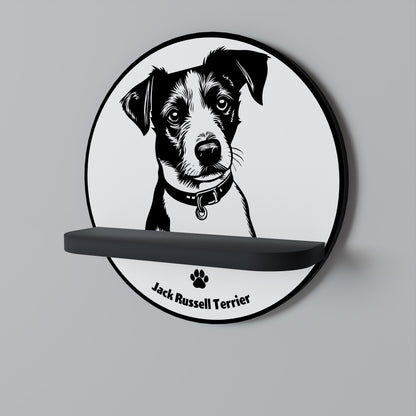 JACK RUSSEL TERRIER Art Shelf