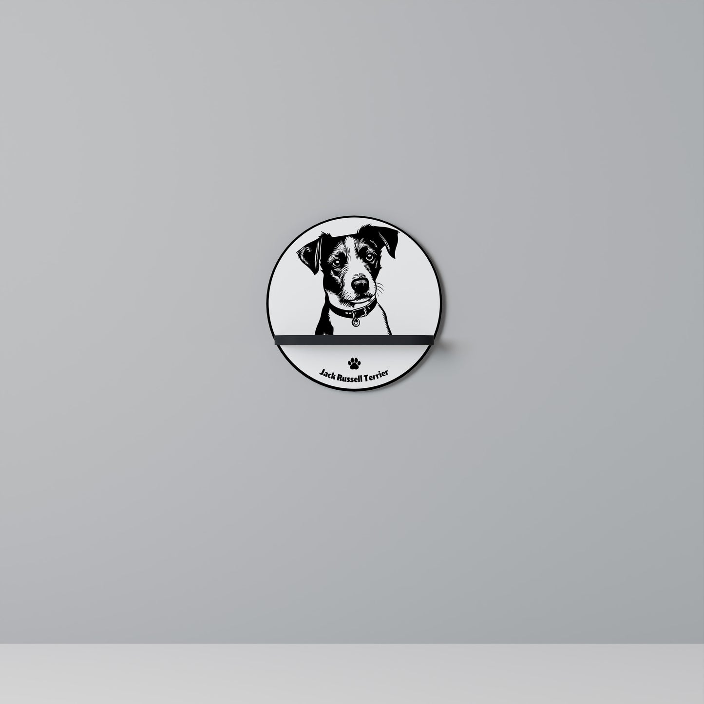JACK RUSSEL TERRIER Art Shelf