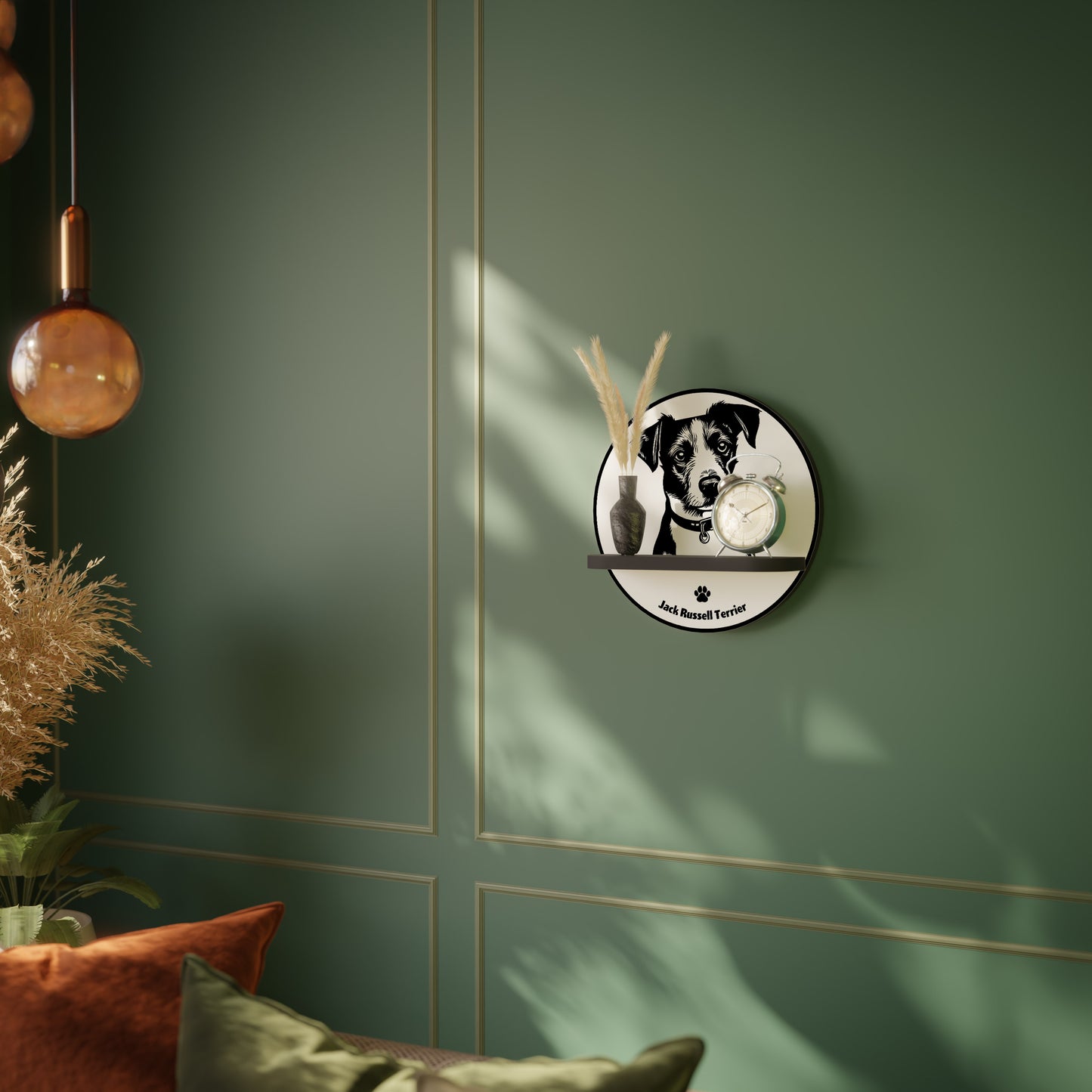 JACK RUSSEL TERRIER Art Shelf
